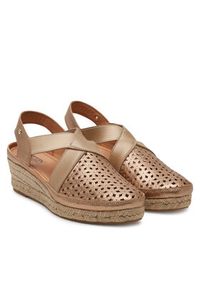 Pikolinos Espadryle W4A-1546Cl Złoty. Kolor: złoty. Materiał: skóra