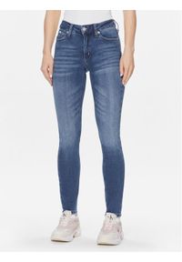 Calvin Klein Jeans Jeansy J20J222447 Niebieski Skinny Fit. Kolor: niebieski