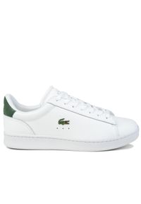 Buty męskie sportowe do chodzenia Lacoste CARNABY SET. Kolor: biały, wielokolorowy, zielony. Sport: turystyka piesza, tenis #1