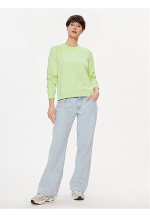 Calvin Klein Jeans Bluza Embro Badge J20J223085 Żółty Regular Fit. Kolor: żółty. Materiał: bawełna