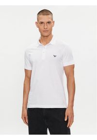 Emporio Armani Underwear Polo 211804 4R482 00010 Biały Regular Fit. Typ kołnierza: polo. Kolor: biały. Materiał: bawełna #1