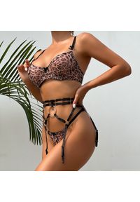 Intica - Komplet bieliźniany harness na romantyczne wieczory Macey. Materiał: materiał #5