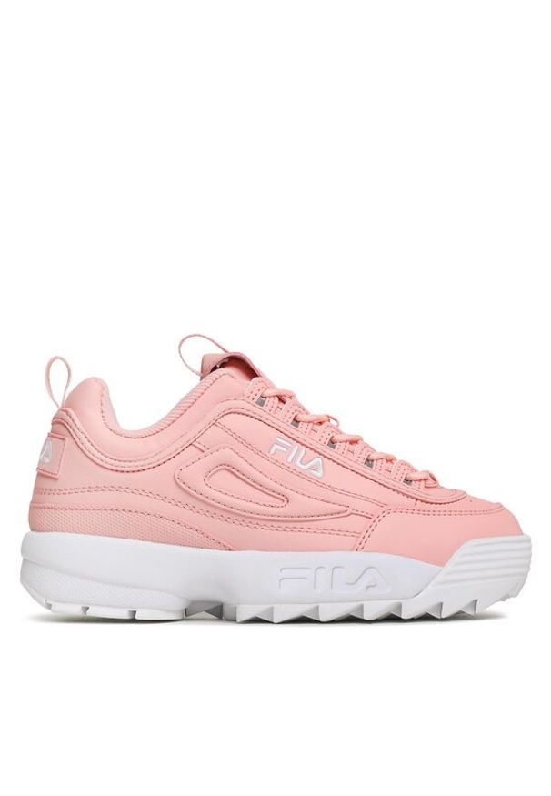 Fila Sneakersy Disruptor Wmn 1010302.40063 Różowy. Kolor: różowy. Materiał: skóra