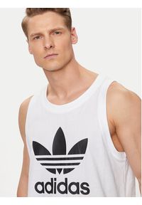 Adidas - adidas Tank top adicolor Classics Trefoil IA4808 Biały Regular Fit. Kolor: biały. Materiał: bawełna #4