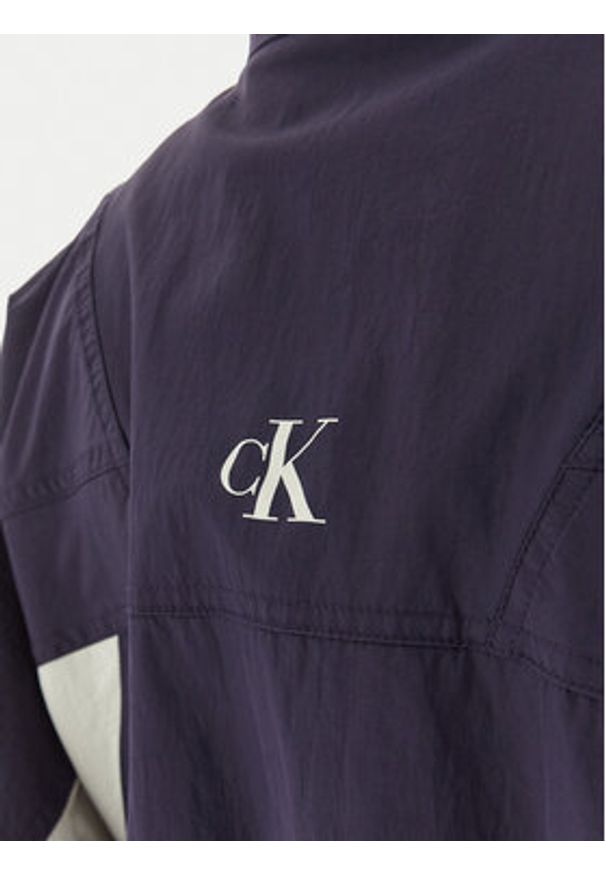 Calvin Klein Jeans Kurtka bomber LV047F506G Granatowy Regular Fit. Kolor: niebieski. Materiał: syntetyk