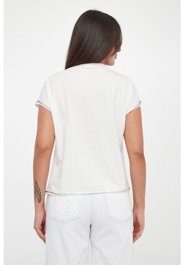 Sportalm - T-shirt damsk iz nadrukiem SPORTALM. Wzór: nadruk