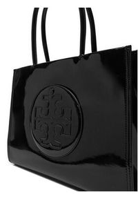 Tory Burch Torebka Ella Bio Patent Small Tote 161876 Czarny. Kolor: czarny. Materiał: skórzane #3