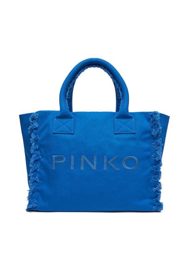 Pinko - PINKO Torebka Beach Shopping PE 25 PLTT 100782 A1WQ Niebieski. Kolor: niebieski
