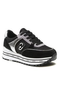 Liu Jo Sneakersy Maxi Wonder 20 BF3009 PX388 Czarny. Kolor: czarny. Materiał: zamsz, skóra