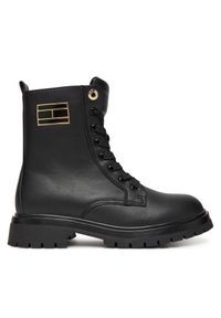 TOMMY HILFIGER - Trapery Tommy Hilfiger. Kolor: czarny