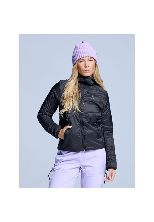 POEDERBAAS - Kurtka puchowa - warstwa pośrednia do jazdy na nartach - damska - freeride - cza. Kolor: czarny. Materiał: puch. Sezon: zima. Sport: narciarstwo
