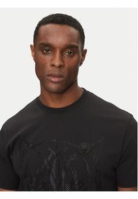 Plein Sport T-Shirt SAEC MTK8009 STE001N Czarny Regular Fit. Kolor: czarny. Materiał: bawełna. Styl: sportowy #3