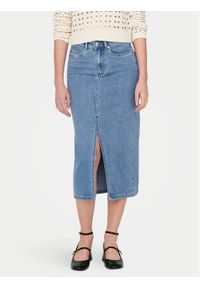 only - ONLY Spódnica jeansowa Siri 15324365 Niebieski Regular Fit. Kolor: niebieski. Materiał: bawełna #1