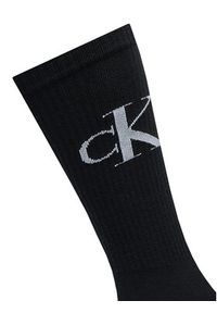 Calvin Klein Jeans Skarpety długie 701228802 Czarny. Kolor: czarny. Materiał: materiał, bawełna