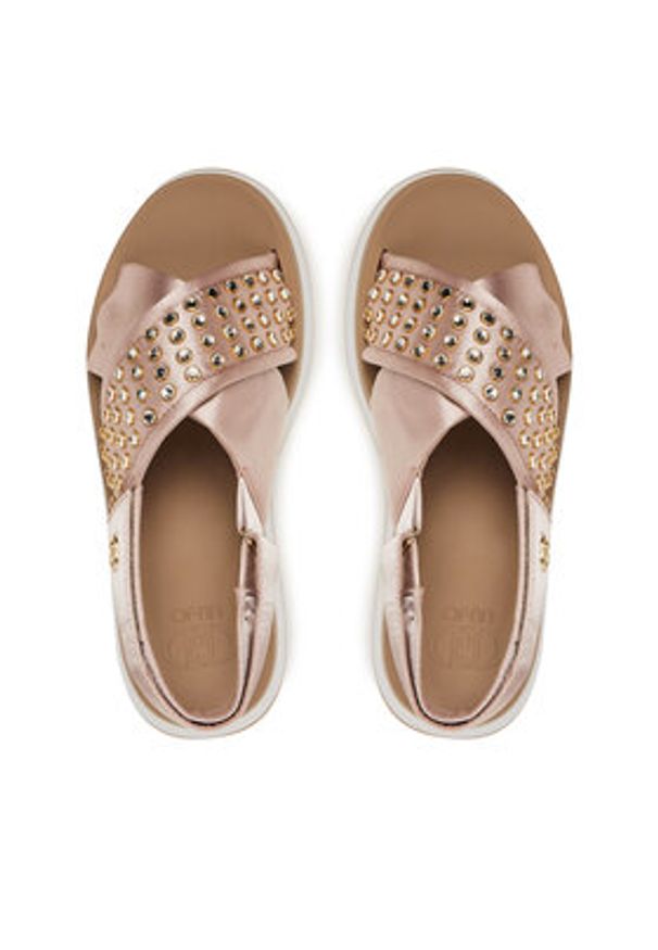 Liu Jo Sandały Dreamy Sandal 02 BA5089 TX001 Różowy. Kolor: różowy. Materiał: materiał
