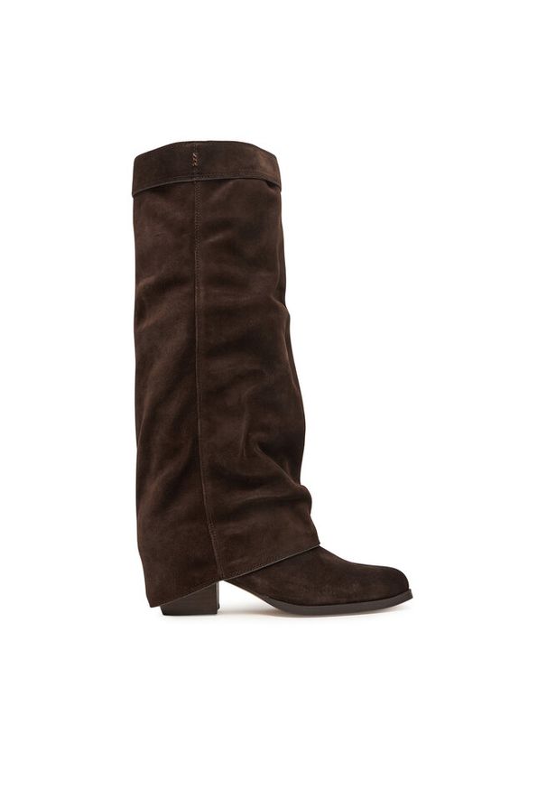 Kozaki Nokwol. Kolor: brązowy