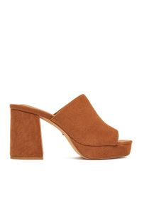 DeeZee Klapki KK5606-1 Brązowy. Kolor: brązowy. Materiał: materiał #1
