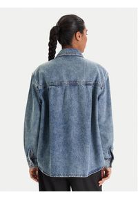 Patrizia Pepe Koszula jeansowa 8C0833/D108-CB05 Niebieski Regular Fit. Kolor: niebieski. Materiał: bawełna #5