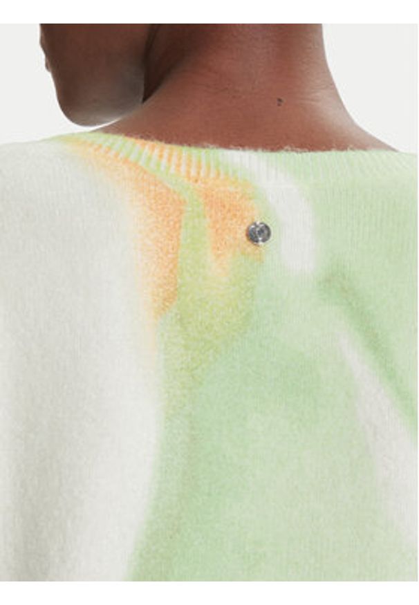 Desigual Sweter Oulu 25WWJF13 Zielony Regular Fit. Kolor: zielony. Materiał: syntetyk