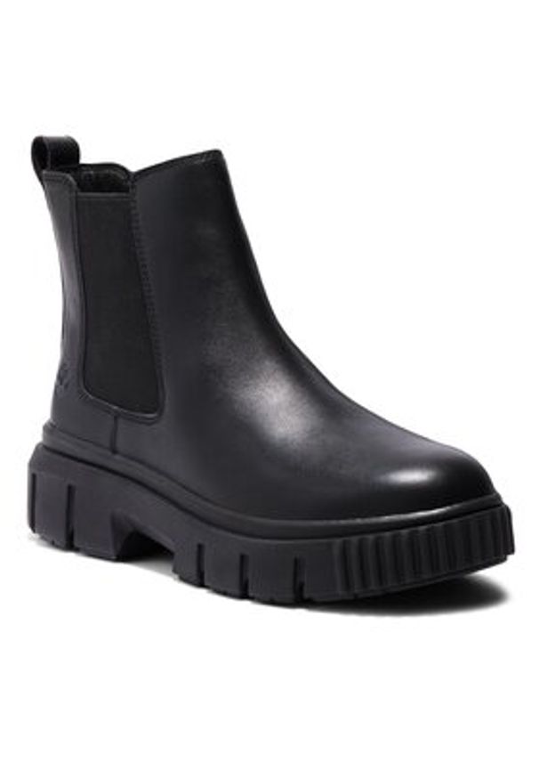 Timberland Sztyblety Greyfield Chelsea TB0A5ZCG0011 Czarny. Kolor: czarny. Materiał: skóra