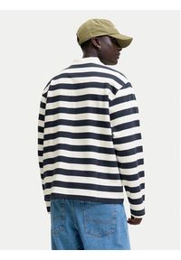 Jack & Jones Polo Bleecker 12285805 Granatowy Loose Fit. Typ kołnierza: polo. Kolor: niebieski. Materiał: bawełna #3