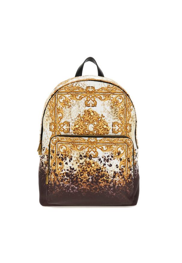 Guess Plecak King II HMKNGO P3311 Złoty. Kolor: złoty. Materiał: materiał