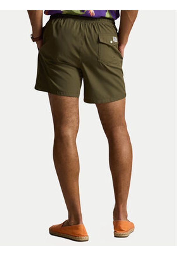 Polo Ralph Lauren Szorty kąpielowe 710957782510 Zielony Classic Fit. Kolor: zielony. Materiał: syntetyk