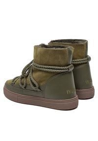 Inuikii Śniegowce Classic 75202-005 Khaki. Kolor: brązowy. Materiał: skóra, zamsz