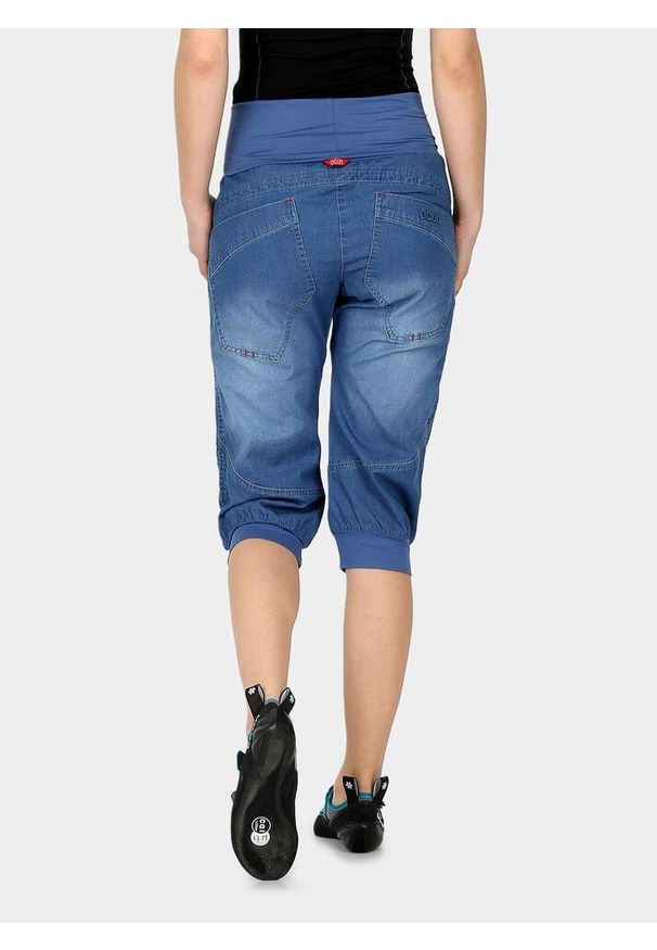 OCUN - Spodenki wspinaczkowe damskie Ocun Noya Short Jeans. Kolor: niebieski. Materiał: jeans