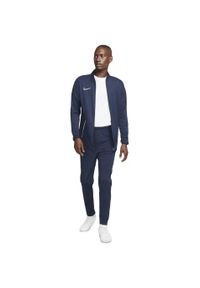 Dres sportowy męski Nike Drifit Academy 21. Kolor: niebieski. Materiał: dresówka