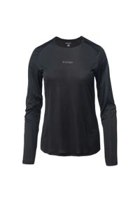 Hi-tec - Bluza Damska Elion. Kolor: czarny. Styl: sportowy. Sport: turystyka piesza