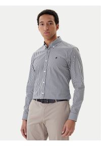 BOSS Koszula H-Roan 50556085 Granatowy Slim Fit. Kolor: niebieski. Materiał: bawełna #1