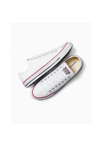 Buty do chodzenia Trampki Unisex Converse Chuck Taylor All Star Ox. Zapięcie: sznurówki. Kolor: biały. Materiał: materiał, syntetyk, tkanina. Szerokość cholewki: normalna. Model: Converse All Star. Sport: turystyka piesza