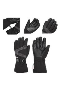 Rękawice narciarskie KADVA Mountain Flow Pro skóra 3M Thinsulate. Kolor: czarny. Materiał: skóra. Technologia: Thinsulate. Sezon: zima. Sport: narciarstwo #1