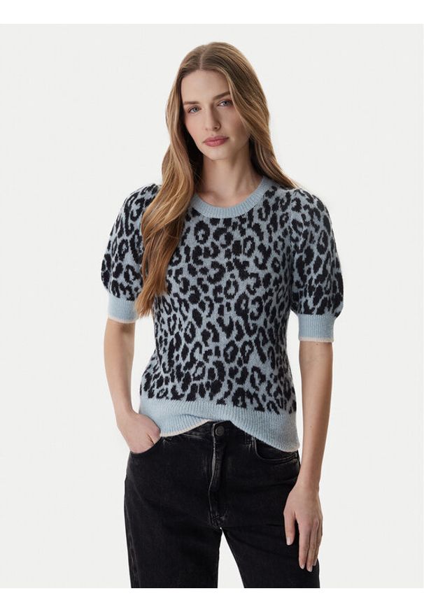 JOOP! Sweter Kaston 30100662 Niebieski Regular Fit. Kolor: niebieski. Materiał: syntetyk