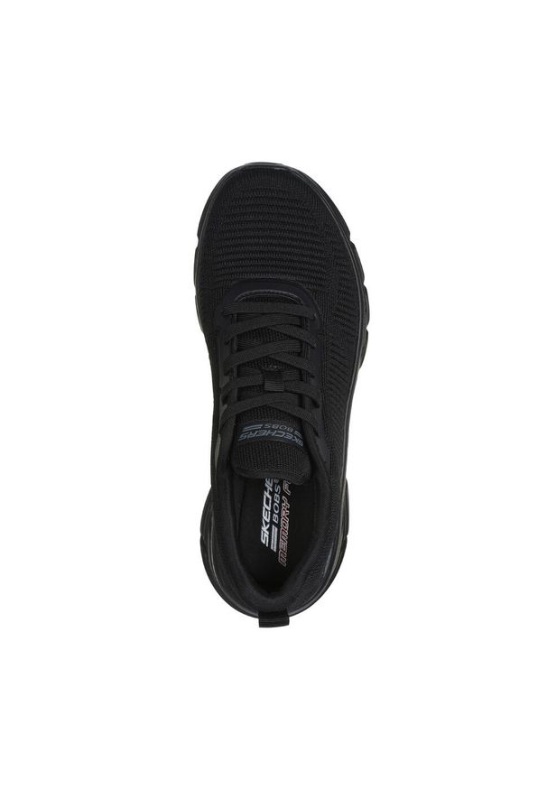 skechers - Buty do chodzenia damskie Skechers Bobs B Flex Hi Fly. Kolor: czarny. Materiał: materiał, syntetyk. Sport: turystyka piesza