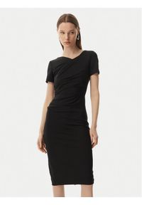 Rinascimento Sukienka koktajlowa CFC0129420003 Czarny Slim Fit. Kolor: czarny. Materiał: syntetyk. Styl: wizytowy #1