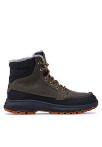 Helly Hansen Śniegowce Garibaldi V3 11422_431 Khaki. Kolor: brązowy. Materiał: nubuk, skóra