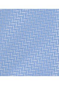 Męski Krawat Alties - Geometryczny Mikrowzór, Kolor Błękitny. Kolor: niebieski. Materiał: tkanina. Wzór: geometria. Styl: wizytowy, elegancki #3