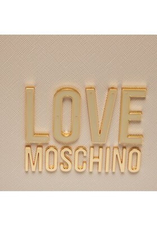 Love Moschino - LOVE MOSCHINO Torebka JC4210PP1ILQ111A Écru. Materiał: skórzane