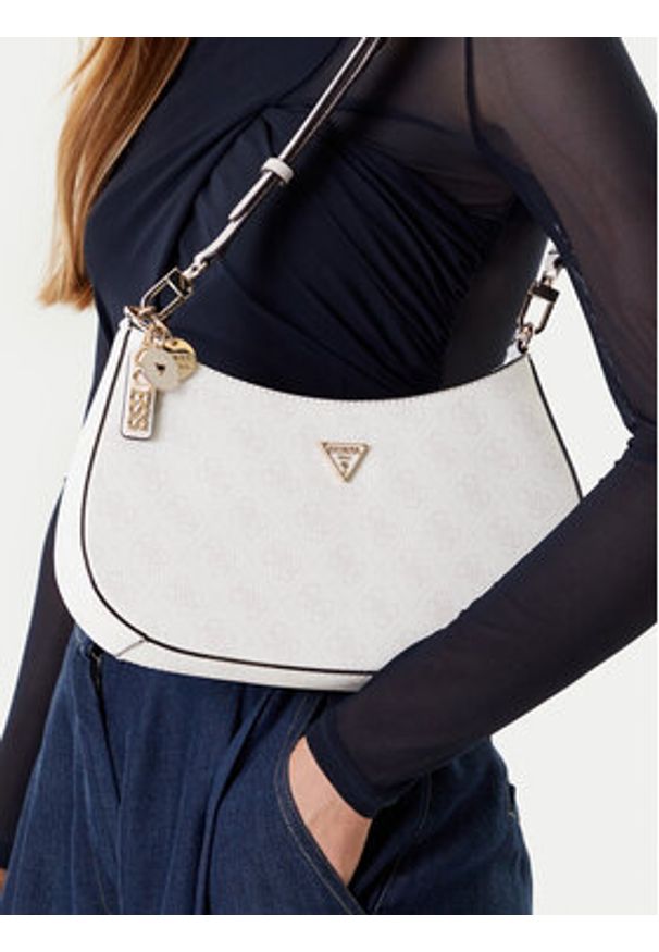 Guess Torebka 175341 Biały. Kolor: biały. Materiał: skórzane