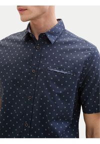 Tom Tailor Koszula 1040138 Granatowy Regular Fit. Kolor: niebieski. Materiał: bawełna #3