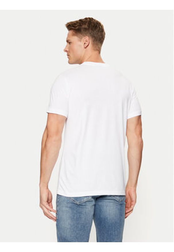 Karl Lagerfeld Jeans T-Shirt A1M17112 Biały Slim Fit. Kolor: biały. Materiał: bawełna, syntetyk