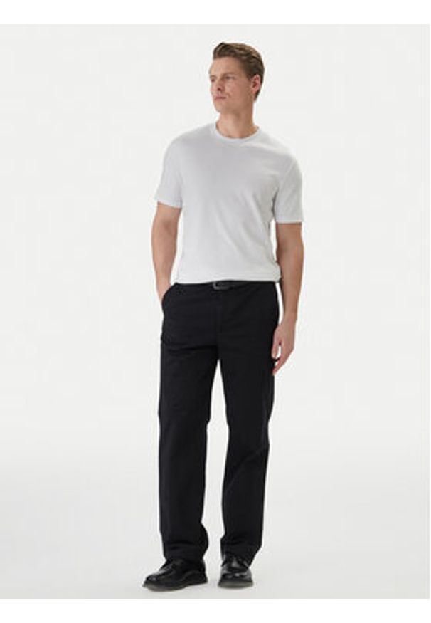 Calvin Klein T-Shirt LV04LF209G Biały Regular Fit. Kolor: biały. Materiał: bawełna
