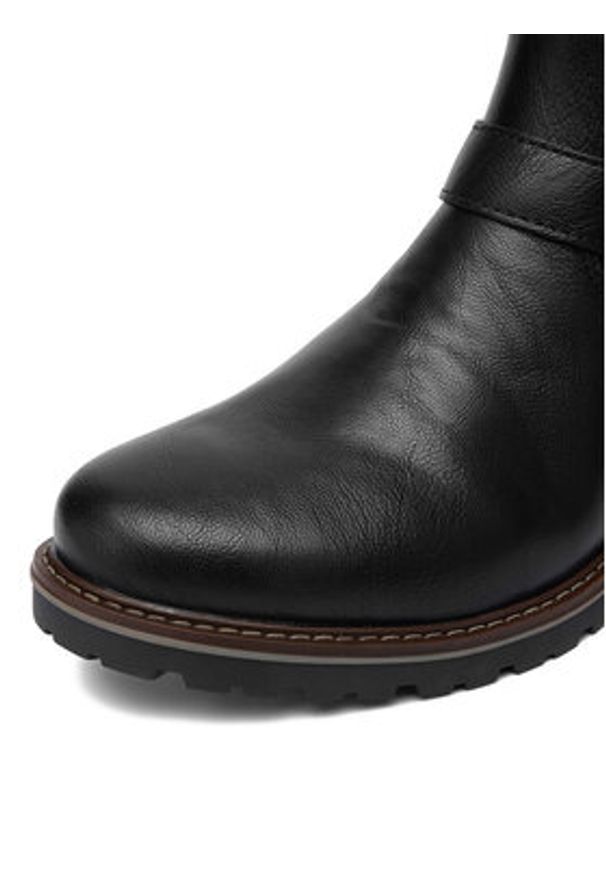 Remonte Kozaki CEO-R6590-01 Czarny. Kolor: czarny. Materiał: skóra