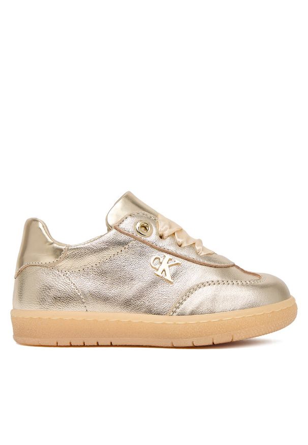 Sneakersy Calvin Klein. Kolor: złoty