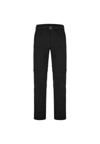 ZOOPLEMENTS - Męskie spodnie softshell z odpinanymi nogawkami Loap Urfinn S. Kolor: czarny. Materiał: softshell. Sport: turystyka piesza #1