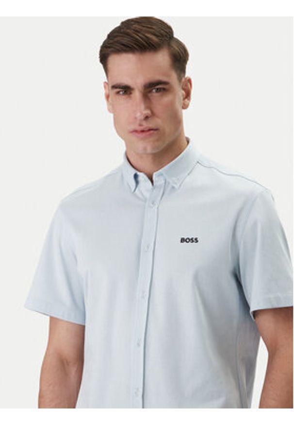 BOSS Koszula ST Motion 50555951 Niebieski Regular Fit. Kolor: niebieski. Materiał: bawełna
