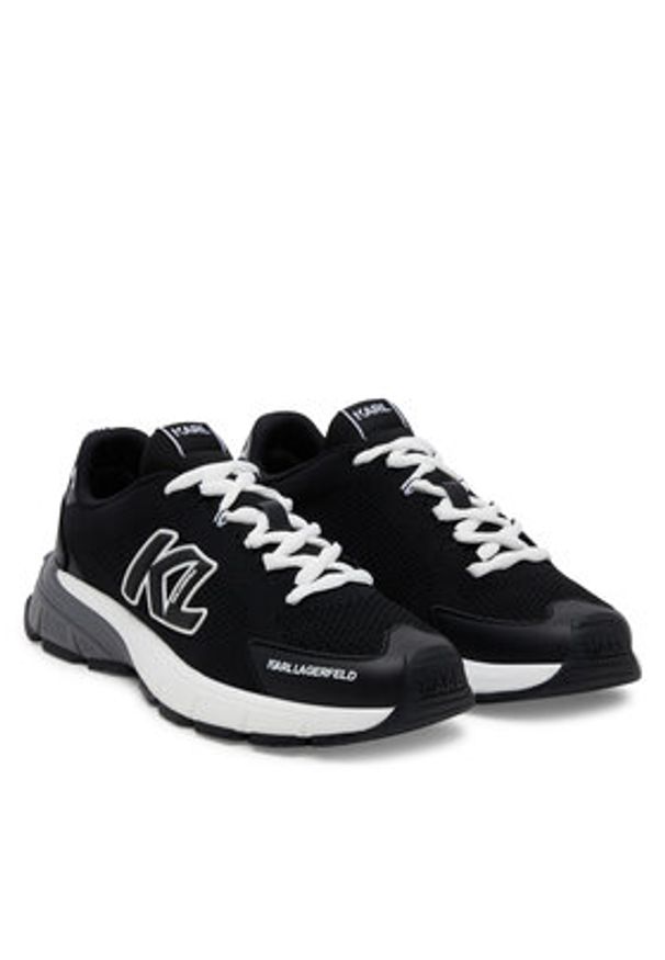 Karl Lagerfeld - KARL LAGERFELD Sneakersy Orion KL55521 Czarny. Kolor: czarny. Materiał: materiał