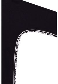 Karl Lagerfeld sukienka dziecięca Z12203.114.150 kolor czarny mini oversize. Kolor: czarny. Długość rękawa: długi rękaw. Wzór: nadruk. Typ sukienki: oversize. Długość: mini #3